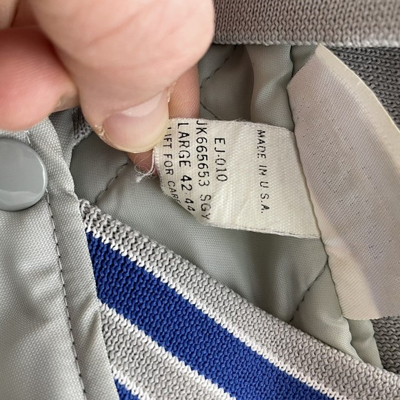 Vintage Hardee’s Nylon Jacket Large, Grey, Button Up, Hartwell USA, Janet - Picture 7 of 14